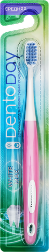 Зубная щетка DENTODAY White max cредней жесткости