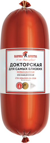 

Колбаса вареная Фабрика качества Докторская Для самых близких, весовая