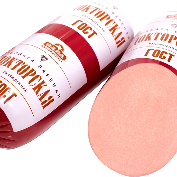 Колбаса САВА Докторская в/с ГОСТ вар. вес