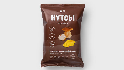 Чипсы нутовые со вкусом грибов