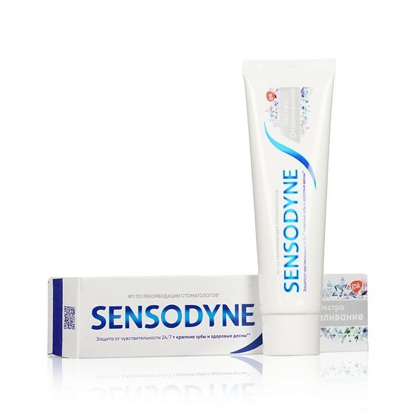 Зубная паста Sensodyne Экстра Отбеливание, 50 мл