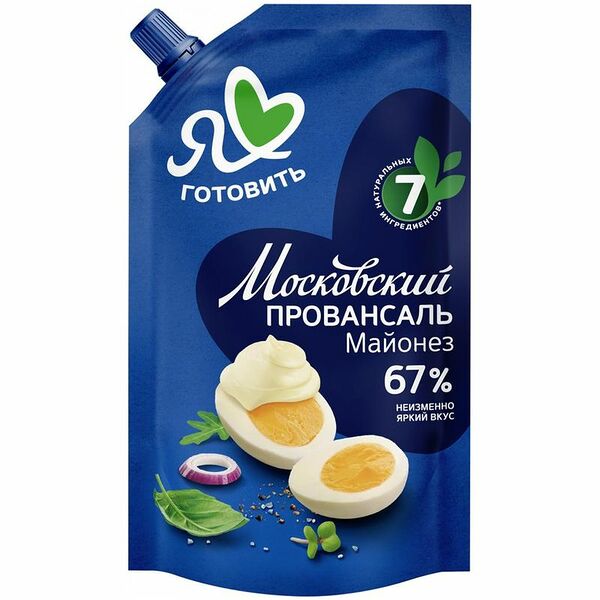 Майонез Я люблю готовить Московский Провансаль классический , 700 г