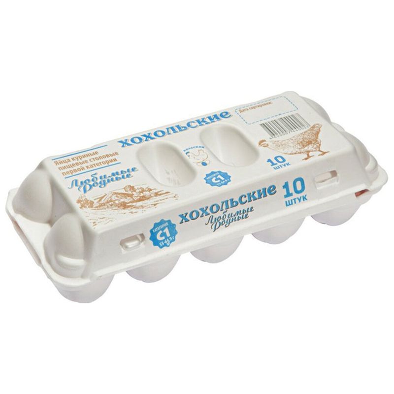 

Яйцо куриное Хохольское С1 10 шт.