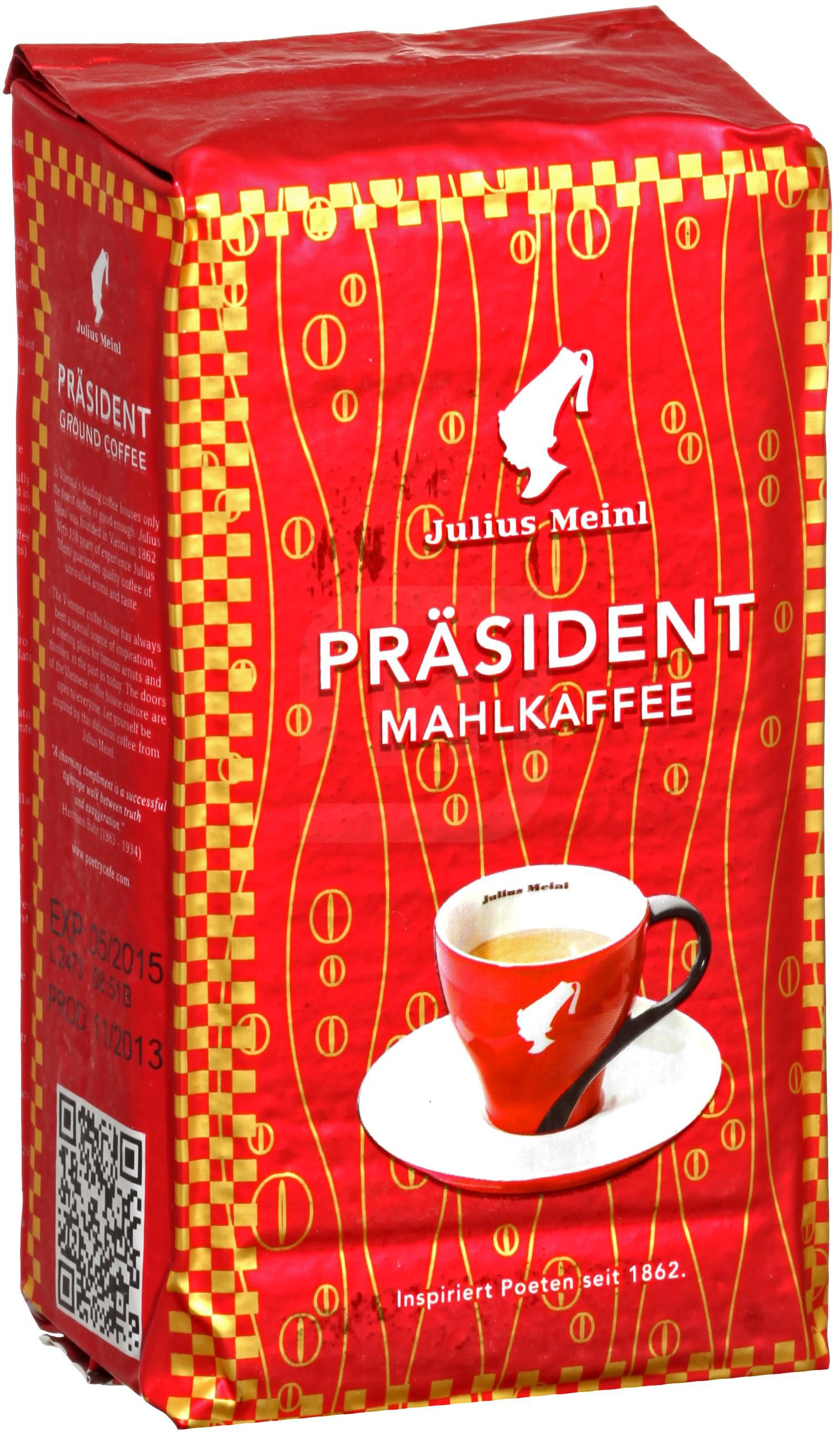 

Кофе молотый Julius Meinl Prasident