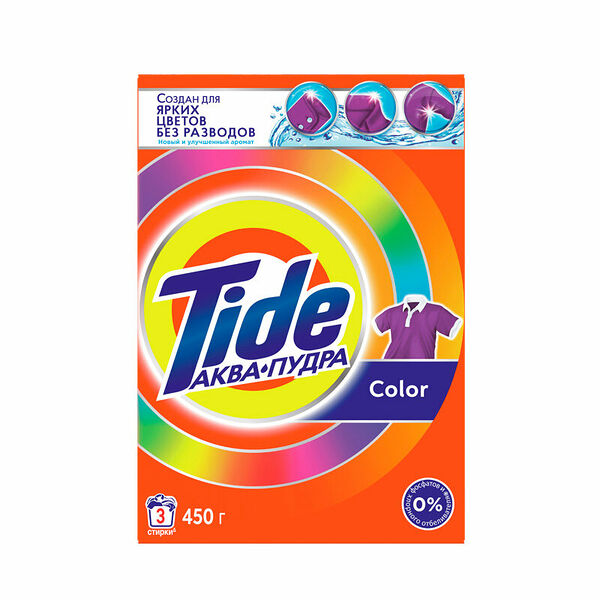 Стиральный порошок Tide Аквапудра Color 450г