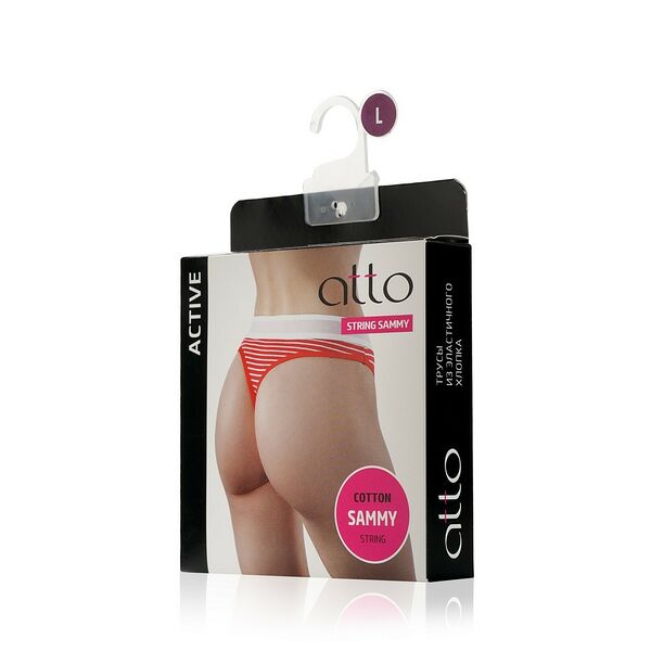 Женские трусы Atto Sammy - string , Красный , L
