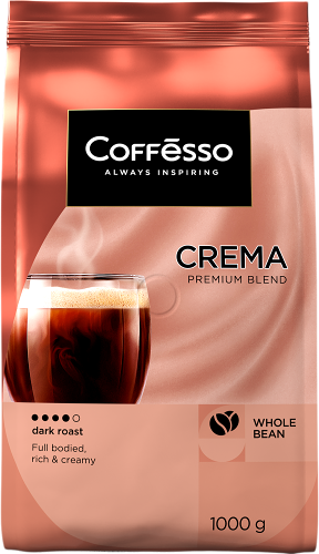Кофе в зернах Coffesso Crema 1кг