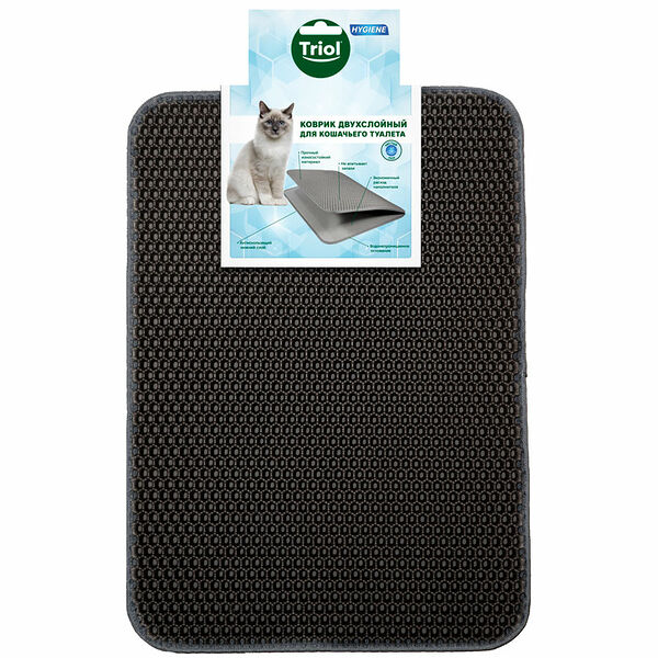 Triol Коврик для кошачьего туалета двухслойный 