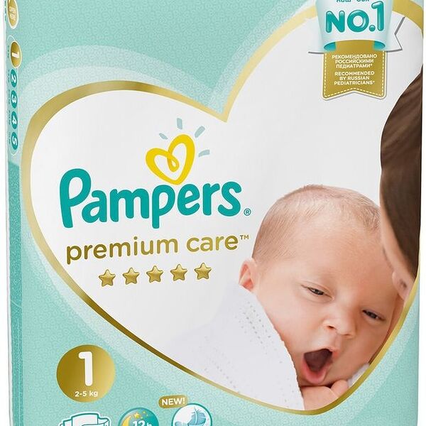 Подгузники Pampers Premium Care 1 (2-5 кг)