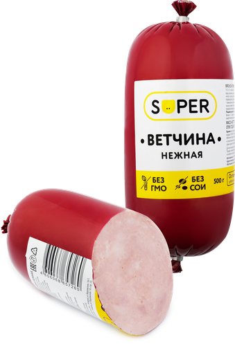 

Ветчина SUPER Нежная, 500г
