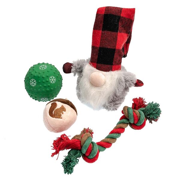 Набор игрушек для собак Новогодний
