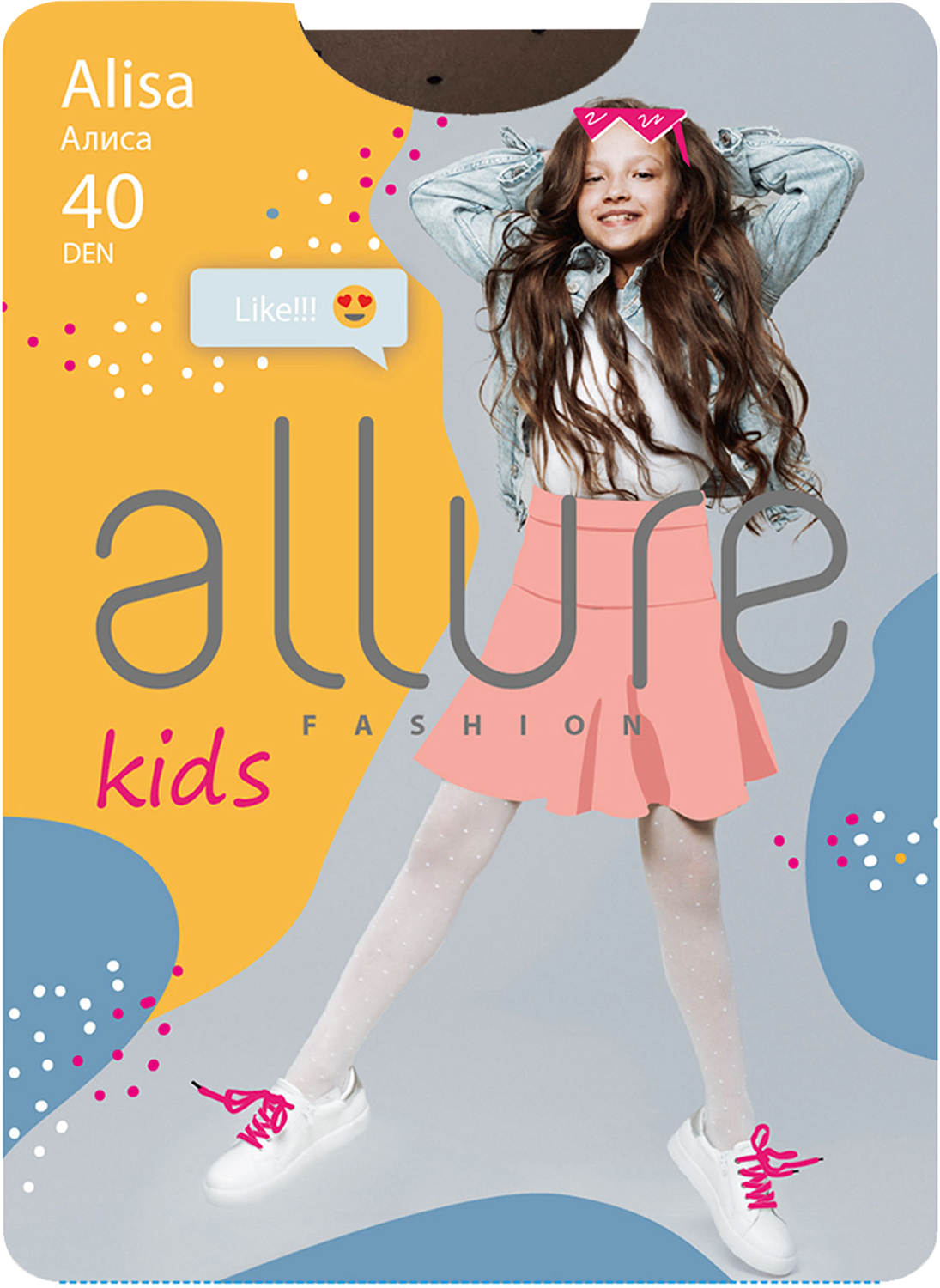 

Колготки детские Allure Alisa 40 черные р.134-140