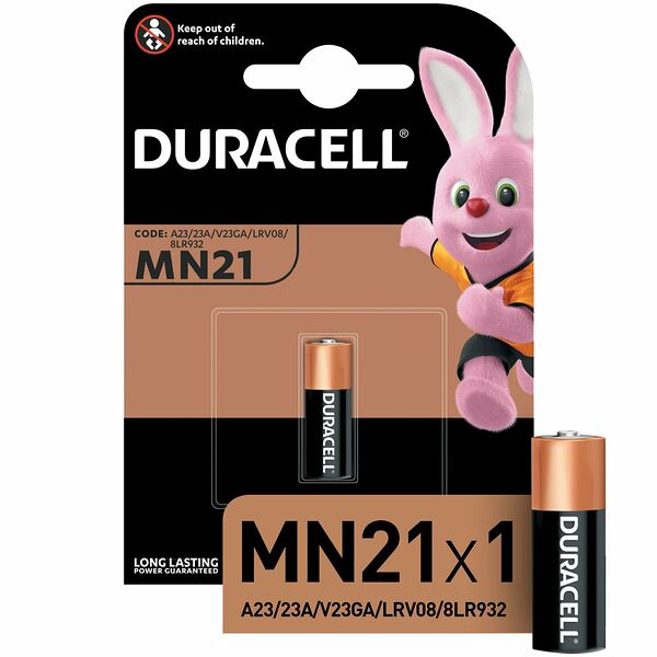 Батарейки Duracell MN21 12V, 1 шт