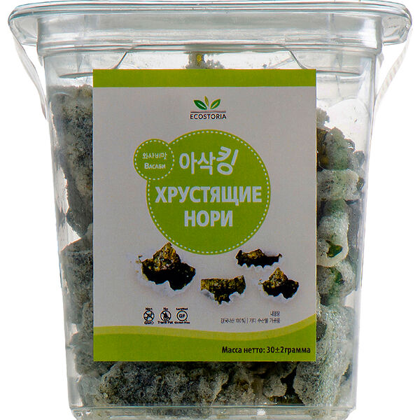 Чипсы Ecostoria Нори с васаби