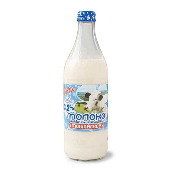 Молоко стерилизованное Можайское 3,2%