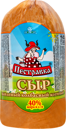 

Сыр Пестравка Колбасный 40% без змж вес до 500г
