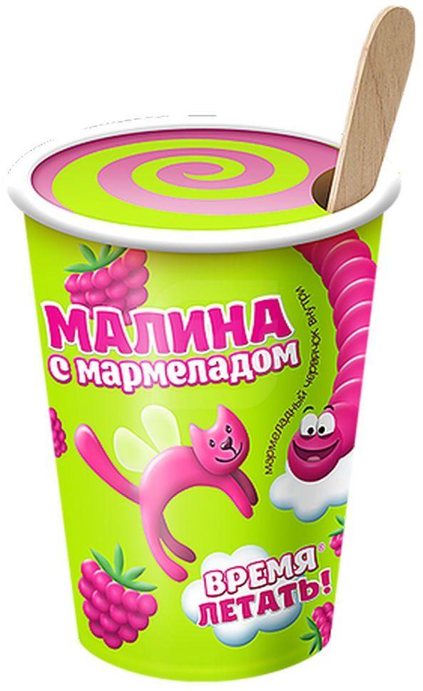 

Мороженое Время летать малина и мармелад 70 г