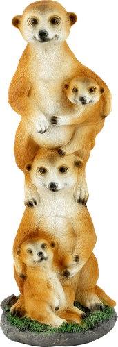 

Фигура садовая Giardino Club Семейка сурикатов, артикул UNI-LN-001 14х14х39 см