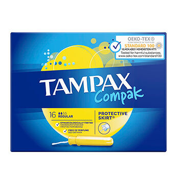 Тампоны Tampax Compak 16 шт regular