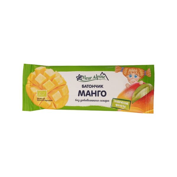 Батончик Тропический Fleur Alpine Манго, для всей семьи