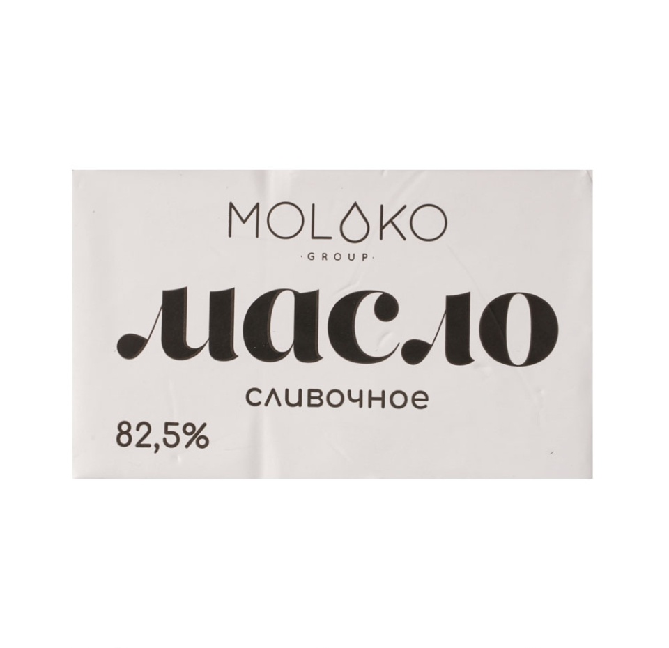 

Масло Moloko Group Традиционное 82,5% сладкосливочное несоленое 200 г