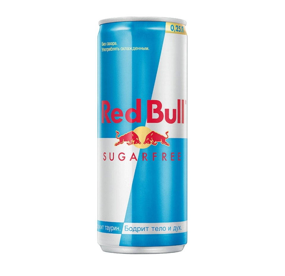 

Напиток энергетический без сахара, Red Bull, 0.25 л, Австрия