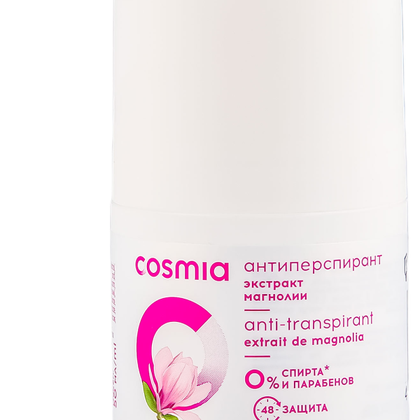 Антиперспирант женский Cosmia с экстрактом магнолии, 50 мл
