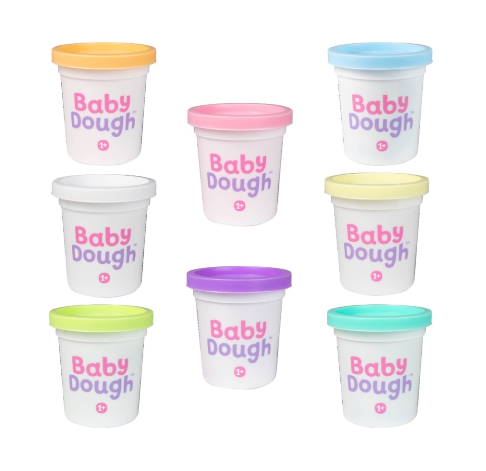 

Тесто для лепки 1+, BabyDough, 8 цветов