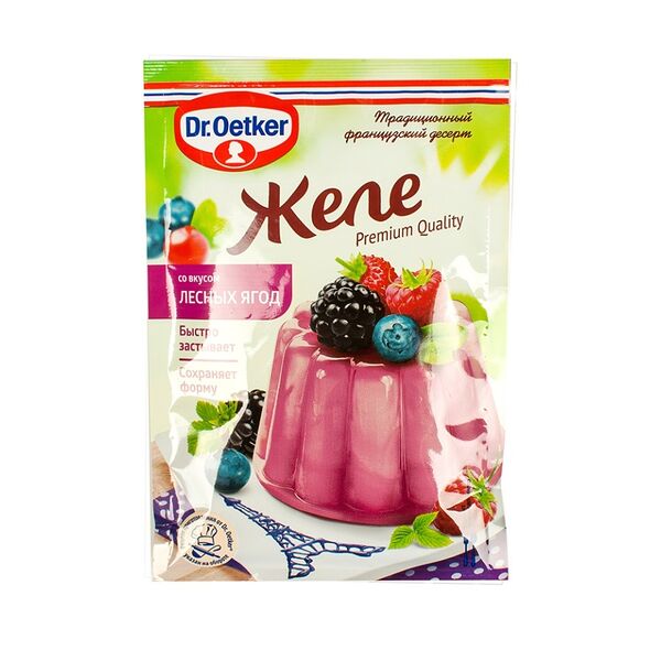 Желе Dr.Oetker со вкусом лесных ягод