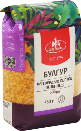

Булгур Агро-Альянс Экстра 450 г