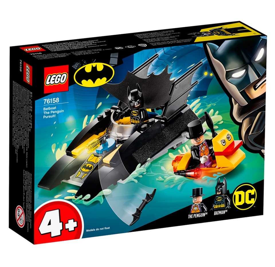 

Конструктор LEGO Super Heroes Погоня за Пингвином на Бэткатере