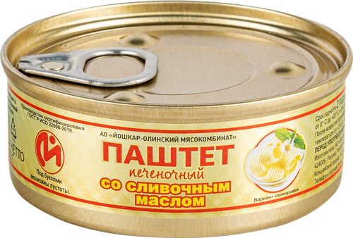 

Паштет печеночный Йола со сливочным маслом 100 г