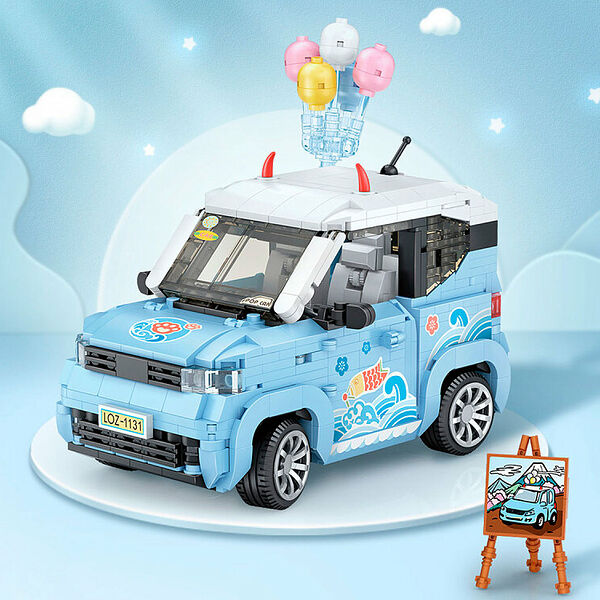 Конструктор LOZ 1131_MK Конструктор Мини-джип с шариками