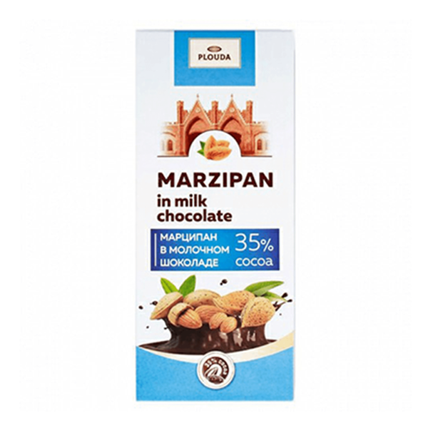 Конфеты шоколадные Plouda Марципан в молочном шоколаде 85 г