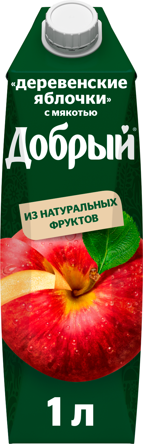 

Нектар Добрый Деревенские яблочки 1л