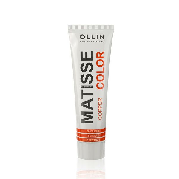 Тонирующая маска для волос Ollin Professional Matisse Color прямого действия, Copper/Медный