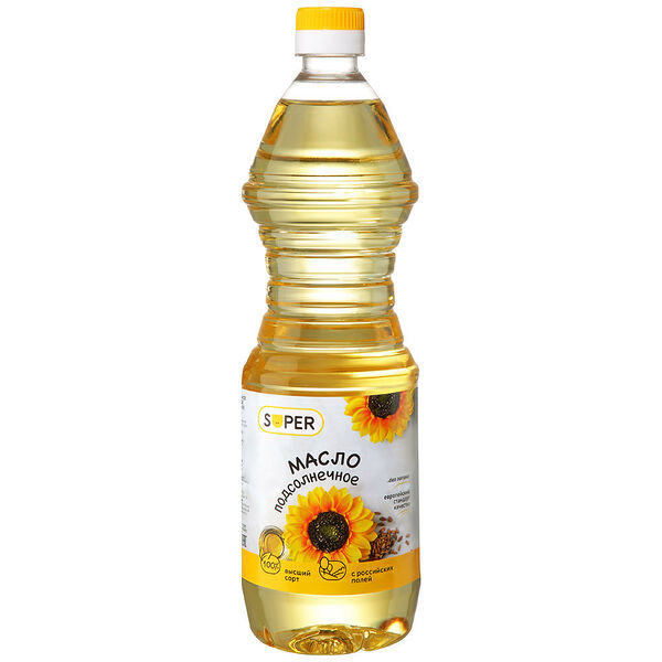 Масло подсолнечное Super рафинированное дезодорированное