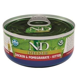Корм для котят FARMINA N&D Prime курица и гранат банка