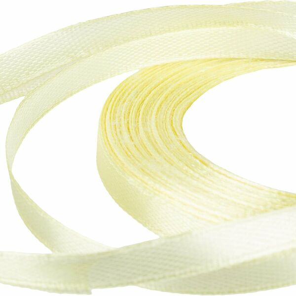 Лента атласная, 6мм х 22,5м, слоновая кость, SD008-6