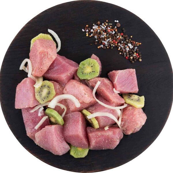 Шашлык из свинины Глобус Экстра с киви