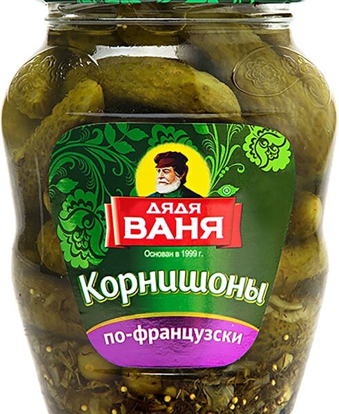 Огурцы Дядя Ваня Корнишоны по-французски 680г