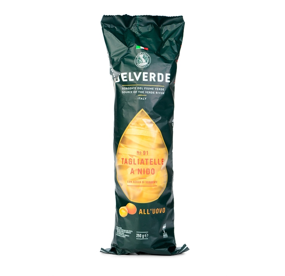 

Макароны Delverde Tagliatelle All'uovo a Nido №91, 250 г