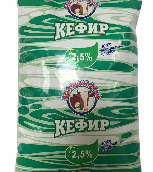 Кефир Волжаночка 2.5%, 800мл
