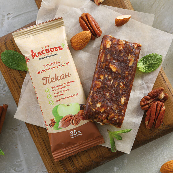 Батончик орехово-фруктовый пекан МясновЪ Буфет