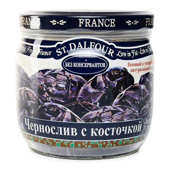 Сухофрукты St. Dalfour чернослив с косточкой 200 г