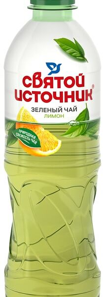 Напиток чайный Святой Источник Зеленый чай Лимон 500мл