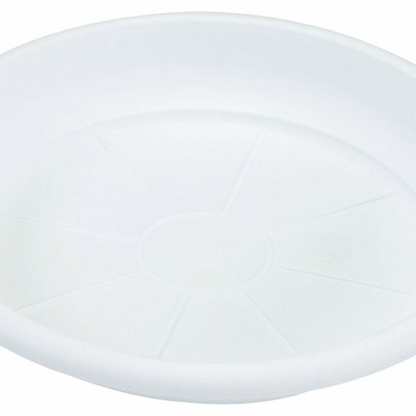 Поддон Терра белый диаметр 18.5 см ТМ Santino (Сантино)