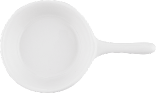 Тарелка сервировочная Homeclub с ручкой, 12см, фарфор, Арт. SPO-1