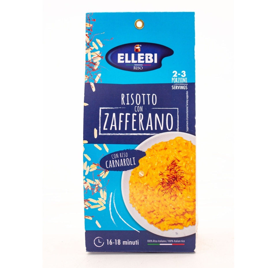 

Ризотто ELLEBI с шафраном и рисом Карнароли