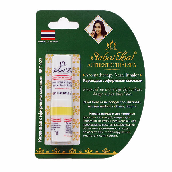 Карандаш с эфирными маслами ТМ Sabai Thai (Сабаи Тай)